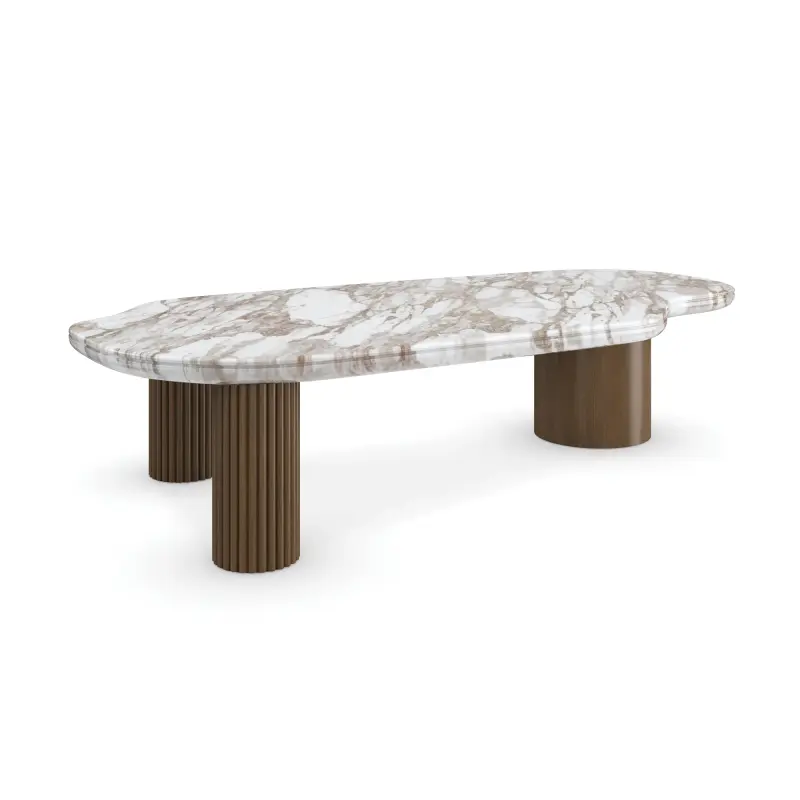 M151-023-401 Caracole Seychelles Cocktail Table Retro Walnut