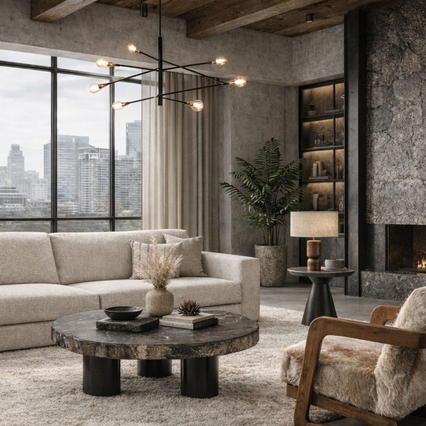 Interior design focus