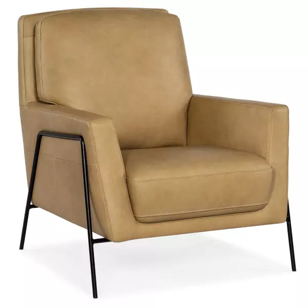 CC452-009 Amette Metal Frame Club Chair