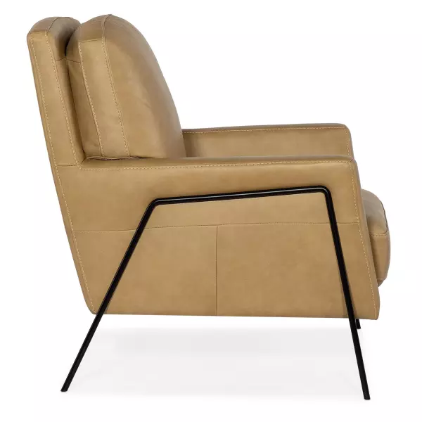 Cc452 009 Amette Metal Frame Club Chair Amette Metal Frame Club Chair Silo 3