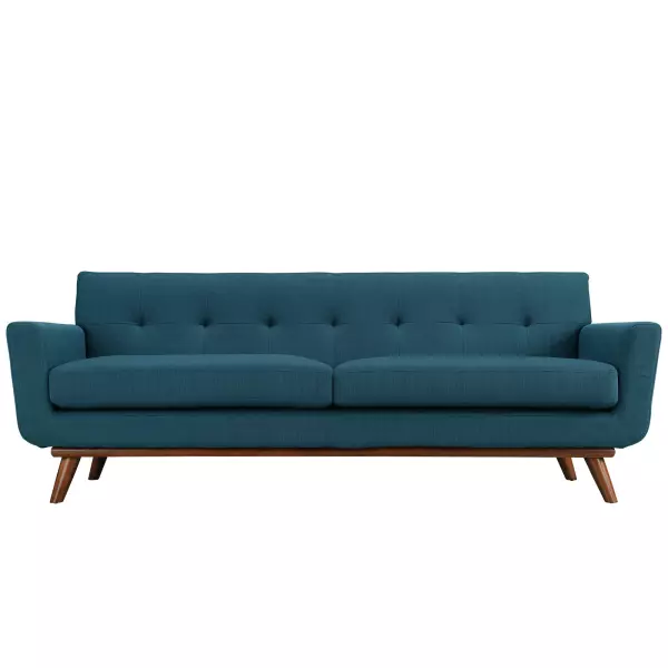 EEI-1180-AZU Engage Upholstered Fabric Sofa Azure