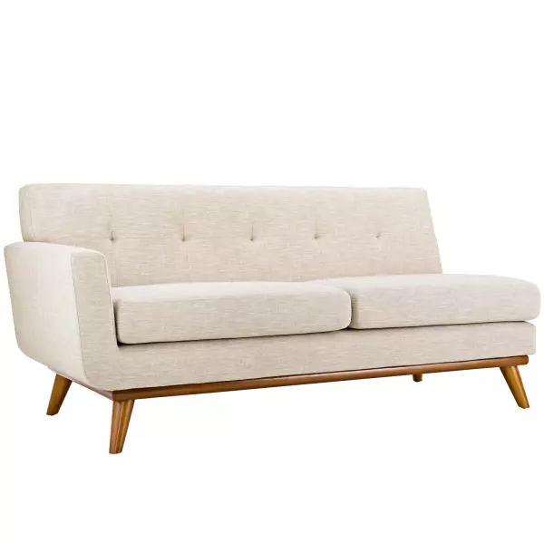 EEI-1795-BEI Engage Left-Arm Loveseat Beige