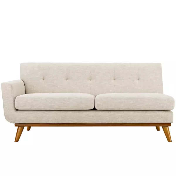 EEI-1795-BEI Engage Left-Arm Loveseat Beige