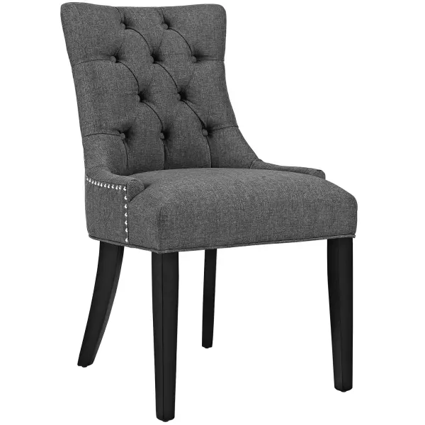 EEI-2223-GRY Regent Fabric Dining Chair Gray