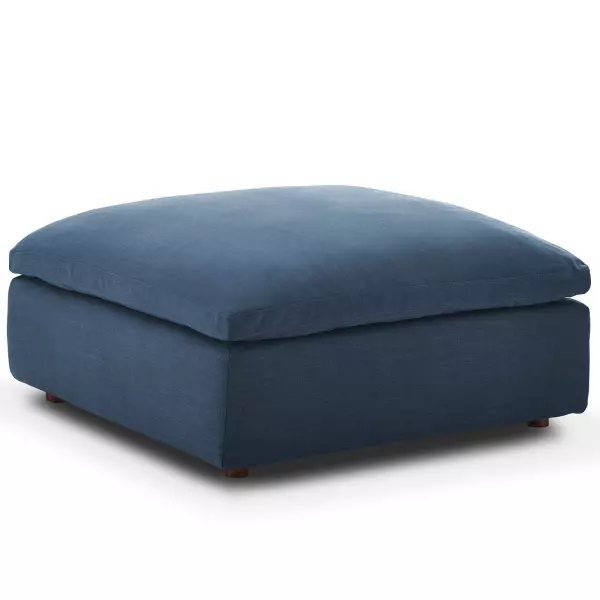 EEI-3318-AZU Modway Commix Down Filled Overstuffed Ottoman in Azure