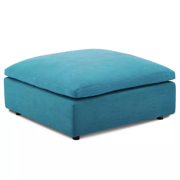 EEI-3318-TEA Modway Commix Down Filled Overstuffed Ottoman in Teal