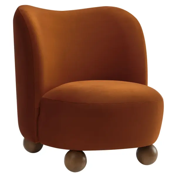 EEI-6990-RUS-WAL Monroe Performance Velvet Accent Chair by Modway
