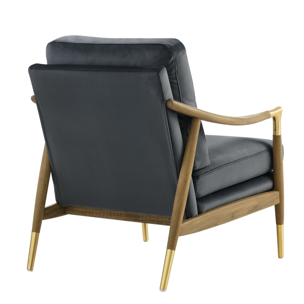 Eei 7056 Cab Wal Langford Performance Velvet Accent Armchair By Modway In Blue 5