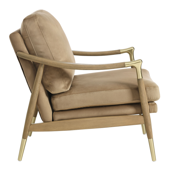 Eei 7056 Tau Wal Langford Performance Velvet Accent Armchair By Modway In Brown 4