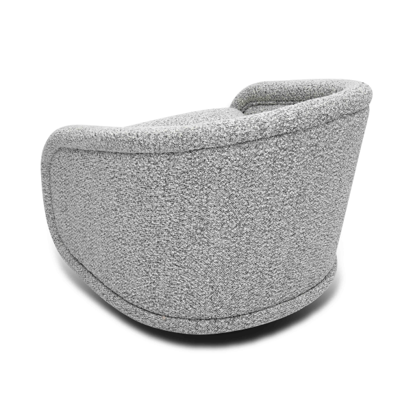 Tov S69070 Rory Grey Boucle Swivel Chair 4