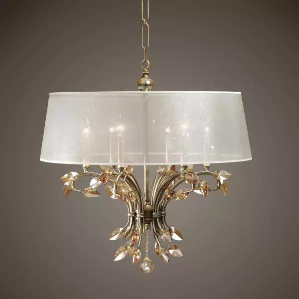 21246 Uttermost Alenya 6 Lt Shade Chandelier