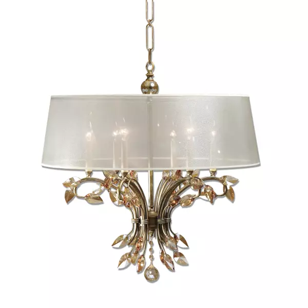 21246 Uttermost Alenya 6 Lt Shade Chandelier